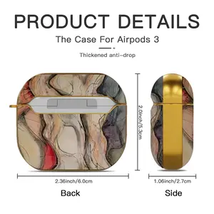 Embrace 2 Airpods 3 Case (Hard Shell, Golden)