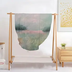 Dreamlike State Flannel Blanket (Round)