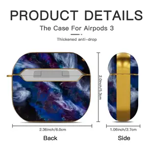 Milky Way Airpods 3 Case (Hard Shell, Golden)