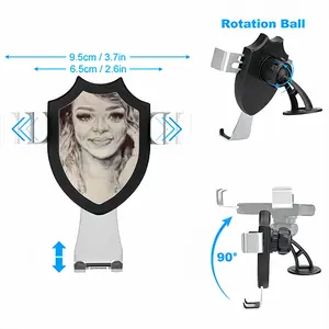 Rihanna Portrait Car Phone Mount Holder