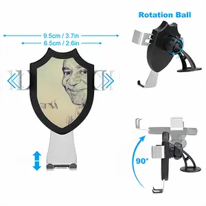 Bill Cosby Portrait Car Phone Mount Holder