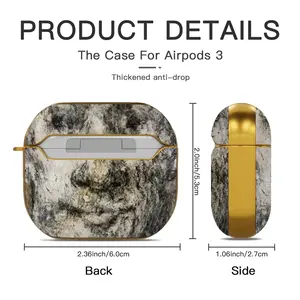 Face 4 Airpods 3 Case (Hard Shell, Golden)