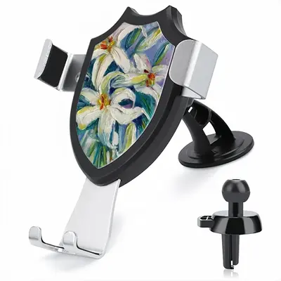 Lilies Car Phone Mount Holder