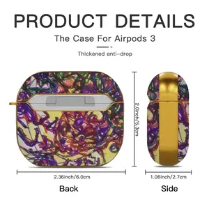 Dizzy Airpods 3 Case (Hard Shell, Golden)