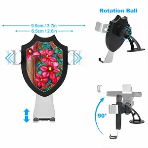 Climatis On Fence Car Phone Mount Holder