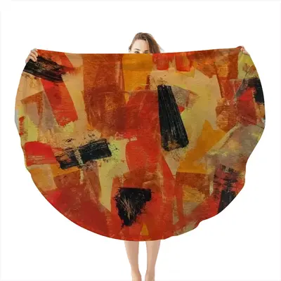 Cave Vii Flannel Blanket (Round)