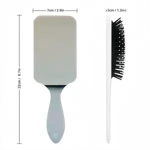 Charcoal White No 1 Series 4 Air Cushion Comb