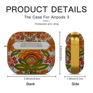 Wonderland Airpods 3 Case (Hard Shell, Golden)