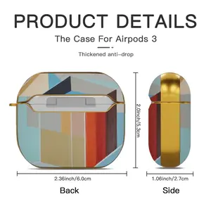 City Expression Airpods 3 Case (Hard Shell, Golden)