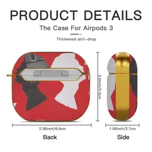 Two Ways Airpods 3 Case (Hard Shell, Golden)