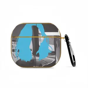 Blue Airpods 3 Case (Hard Shell, Golden)