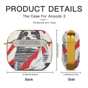 Scars Airpods 3 Case (Hard Shell, Golden)