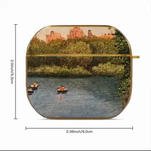 Boats In Central Park Airpods 3 Case (Hard Shell, Golden)