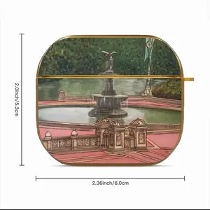 Bethesda Fountain Central Park New York City Airpods 3 Case (Hard Shell, Golden)