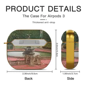 Bethesda Fountain Central Park New York City Airpods 3 Case (Hard Shell, Golden)