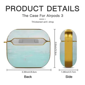 Between You And Me Airpods 3 Case (Hard Shell, Golden)