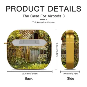 Old House Garden Airpods 3 Case (Hard Shell, Golden)