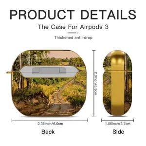 Country Road Landscape Airpods 3 Case (Hard Shell, Golden)