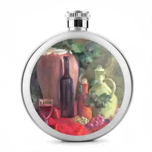 Still Life (Green And Red) Flagon