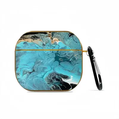 Caribbean Beaches Airpods 3 Case (Hard Shell, Golden)