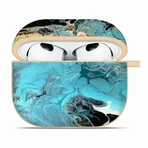 Caribbean Beaches Airpods 3 Case (Hard Shell, Golden)