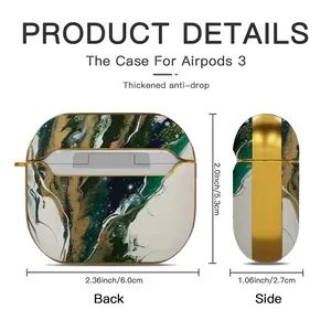 Broken Wing Airpods 3 Case (Hard Shell, Golden)