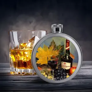 Bright Still Life With Wine Flagon