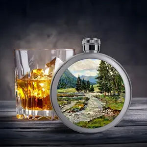 Scenic Mountain River Flagon