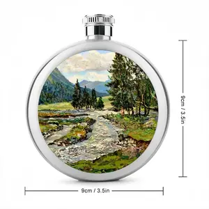 Scenic Mountain River Flagon