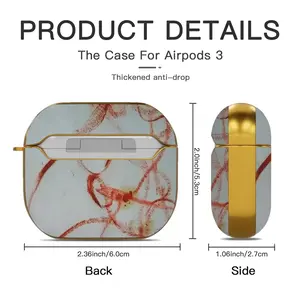 Circus 2 Airpods 3 Case (Hard Shell, Golden)