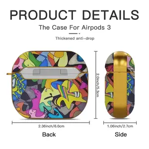 Bedlam 4 Airpods 3 Case (Hard Shell, Golden)