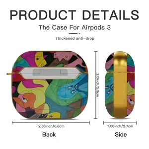 Bedlam 3 Airpods 3 Case (Hard Shell, Golden)