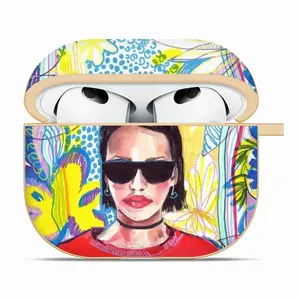 Coca Cola Girl Airpods 3 Case (Hard Shell, Golden)