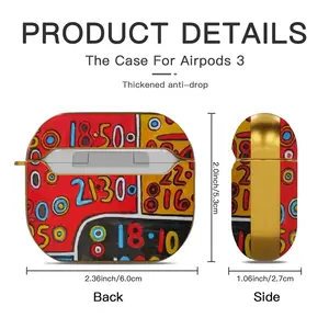 Chart Airpods 3 Case (Hard Shell, Golden)