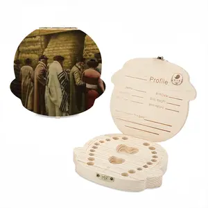 Jewish Pilgrims At The Western Wall Children's Teeth Box