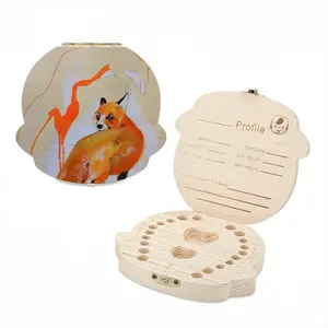 Foxes On The Road Children's Teeth Box