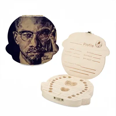 Malcolm X Portrait Children's Teeth Box