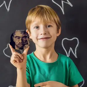 Malcolm X Portrait Children's Teeth Box