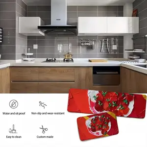 Cherry Tomatoes Kitchen Floor Mats (Multi-Size)