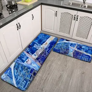 True Blue Kitchen Floor Mats (Multi-Size)