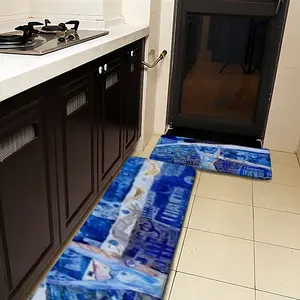 True Blue Kitchen Floor Mats (Multi-Size)