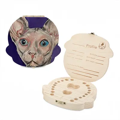 Bald Cat Children's Teeth Box