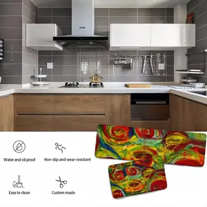 Whirls Kitchen Floor Mats (Multi-Size)