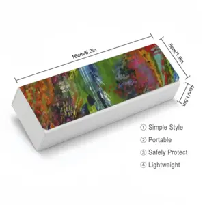 Jungle In Blue Rectangle Spectacle Case