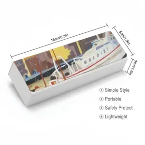 Sète The Navy Rectangle Spectacle Case