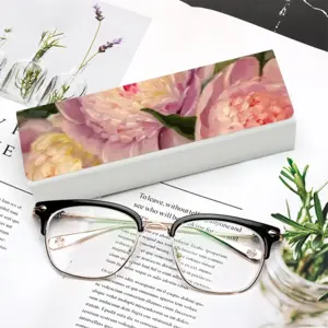 Peonies Rectangle Spectacle Case