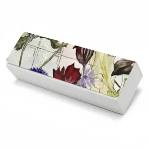 White Prints Rectangle Spectacle Case