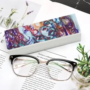 Follow The Crowd Rectangle Spectacle Case