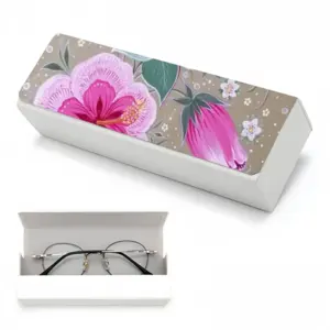 Purple Flowerbed Rectangle Spectacle Case