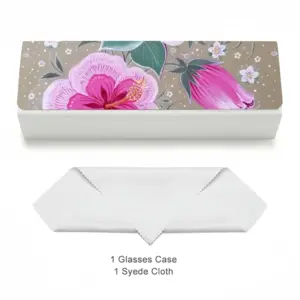 Purple Flowerbed Rectangle Spectacle Case